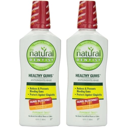 Natural Dentist Mouthwash - Antigingivitis, Peppermint Freshness, Gentle Formula - 16.9oz 2PK