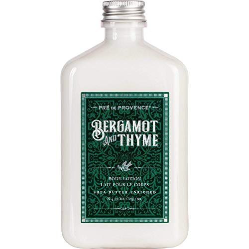 Pre de Provence Body Lotion - Nourishing Shea Oil, Refreshing Bergamot & Thyme Scent - 250ml