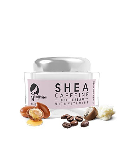 MCaffeine Body Cream - Deep Hydration with Shea Butter & Vitamin E, Paraben Free - 50ml