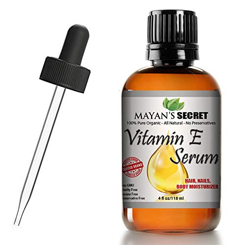Mayan's Secret Vitamin E Serum - Hydrating Face Oil, Nail & Hair Growth - 4oz Pure Blend