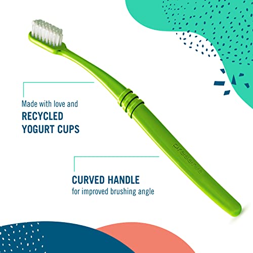 Preserve Toothbrush - Soft Bristles, Made from Recycled Plastic, 6 Count, Assorted Colors