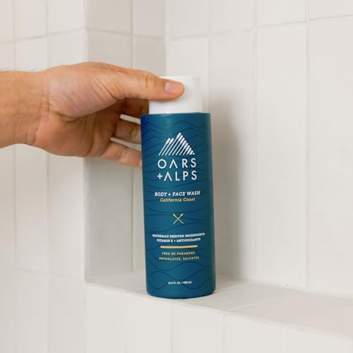 Oars + Alps Men's Body Wash - Hydrating, Vitamin E & Antioxidants, Sulfate-Free - 1 Pack