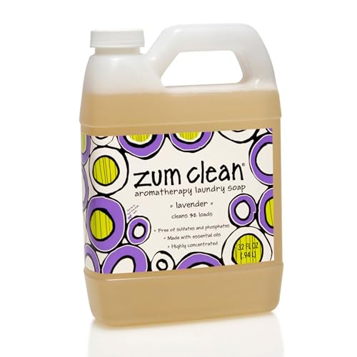 Indigo Wild Zum Clean Laundry Soap - Natural Lavender, No Harsh Chemicals - 32 Fl Oz