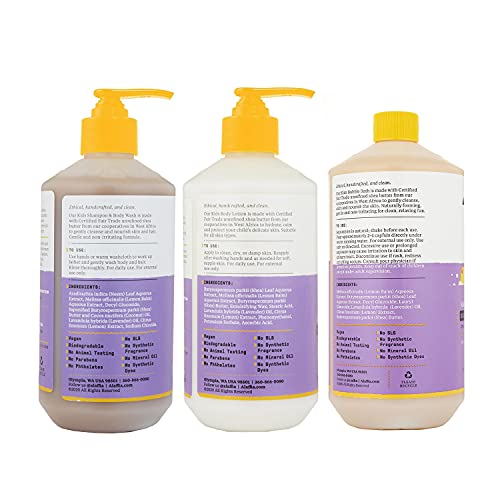 Alaffia Kids Shampoo & Body Wash Set - Nourishing, Gentle with Shea Butter & Coconut Oil - 64oz