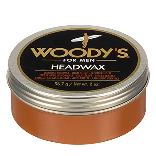 Woody's Headwax Styling Pomade - Flexible Hold, Natural Ingredients, Travel Size - 2 oz