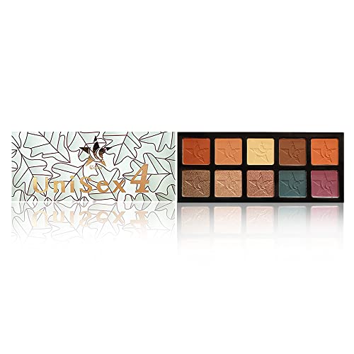 Ccolor Cosmetics Eyeshadow Palette - 10 Vibrant Shades, Paraben-Free, Long-Lasting - 10 Colors