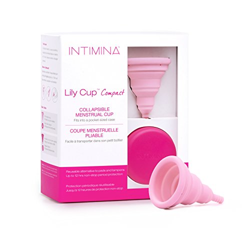 Intimina Lily Cup Compact - Menstrual Cup for Comfort, Body-Safe Silicone, Small Size A