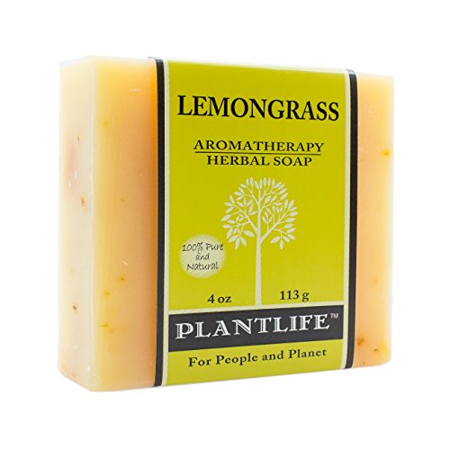 Plantlife Lemongrass Bar Soap - Moisturizing with Organic Calendula, Handcrafted - 4oz