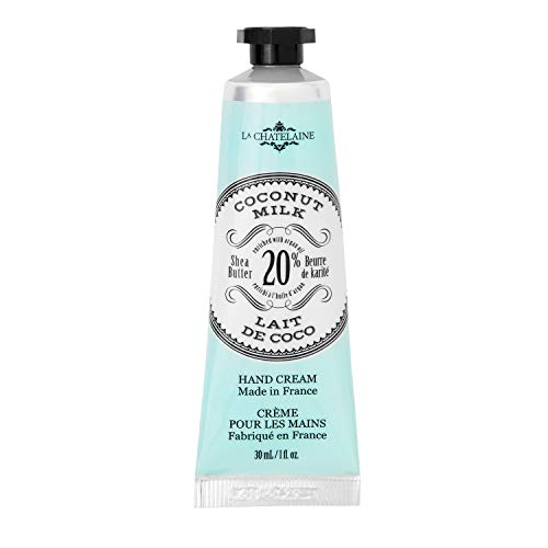 La Chatelaine Hand Cream - Nourishing Argan Oil, Repairing 20% Shea Butter - Coconut Milk, 1oz