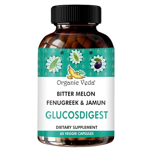 Organic Veda Digestive Enzymes - Relieves Gas & Bloating, Vegan & Non-GMO - 60 Capsules