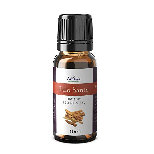 ArOmis Organic Palo Santo Essential Oil - Deep Woody Scent, Wild-Harvested - 10ml