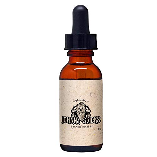 Johnny Slicks Beard Oil - Moisturizes Skin, Promotes Growth, All-Natural Ingredients - 1oz