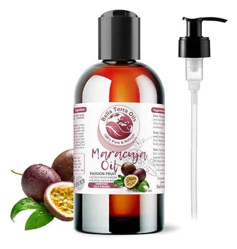 NEW Maracuja Oil - Natural Moisturizer for Skin & Hair, Organic, Cold-Pressed, 8oz