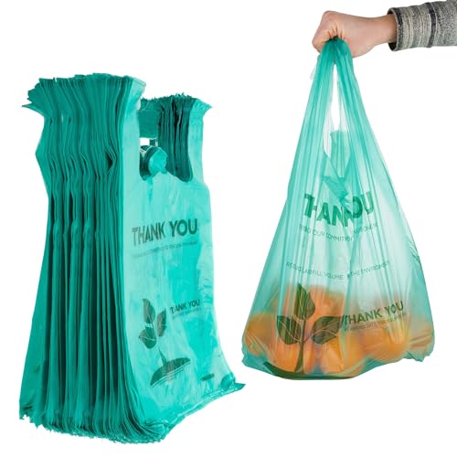 Stock Your Home Compost Bags - 100% Plant-Based, BPA-Free, 22"L x 12"W x 6.5"GW - 100 Count