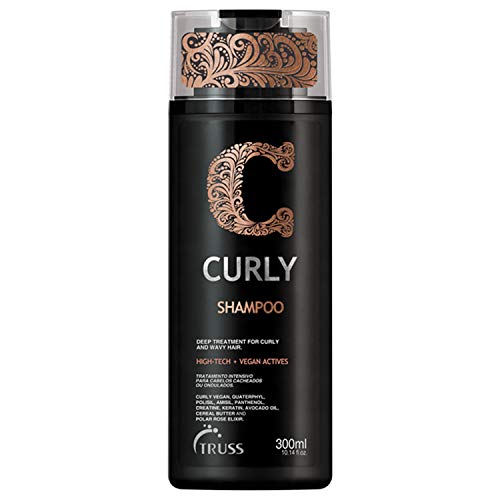 Truss Curly Shampoo - Gentle Cleansing, Frizz Control, Moisture Balance - 12oz