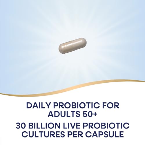 Nature's Way Fortify 50+ Probiotic - Digestive & Immune Support, Non-GMO, Gluten-Free - 30 Capsules