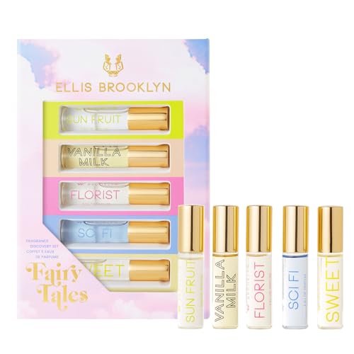 Ellis Brooklyn FAIRY TALES Perfume Set - Lush Scents with Clean Ingredients - 5 Rollerballs