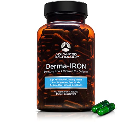 Advanced Trichology Hair Supplement - Supports Iron Absorption & Enhances Hair and Skin - 60 Pills