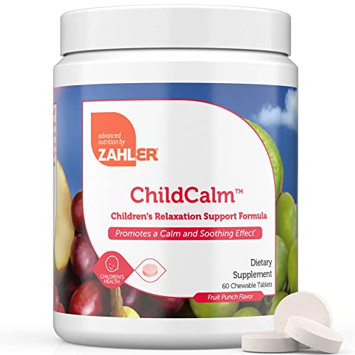 Zahler ChildCalm Magnesium for Kids - Natural Calm & Mood Support, Kosher, 60 Tablets