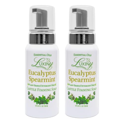 Luxiny Liquid Foaming Hand Soap - Moisturizing Clean, Eucalyptus Spearmint Scent - 8.45oz, 2 Pack