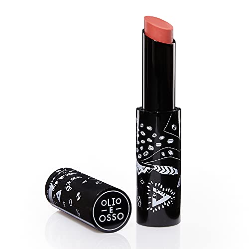 Olio E Osso Lipstick - Nourishing Shea Butter & Olive Oil, Paraben-Free - Light Coral, Valencia