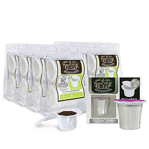 Perfect Pod Bundle - BPA-Free Stainless Steel Coffee Filter & 400 Disposable Paper Filters