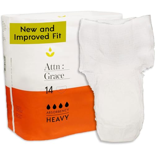 Attn: Grace Adult Hygienic Wipes - Maximum Absorbency, Sensitive Skin Protection - 14-Pack