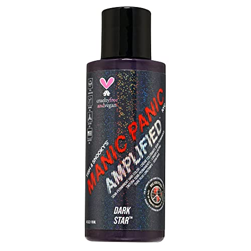 MANIC PANIC Dark Star Hair Color - Deep Purple Toned Grey, Vegan & Cruelty-Free - 4oz