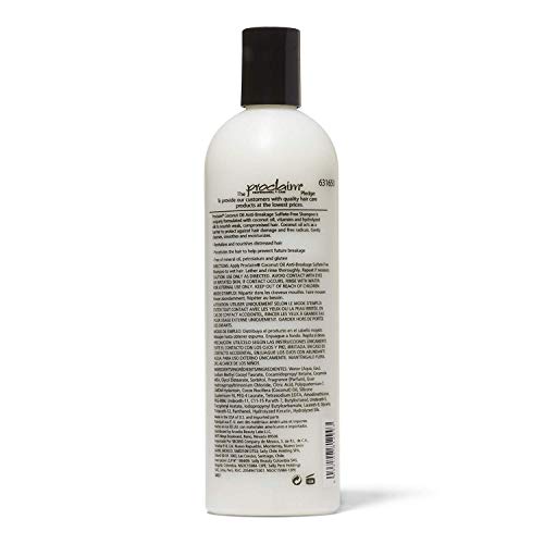 Proclaim Coconut Oil Shampoo - Nourishes & Prevents Breakage, Gluten-Free Formula - 12oz