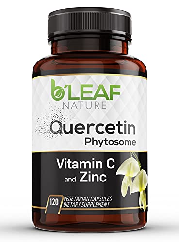 B'Leaf Nature Quercetin Phytosome - Immune Support, Enhanced Absorption, 120 Vegetarian Caps