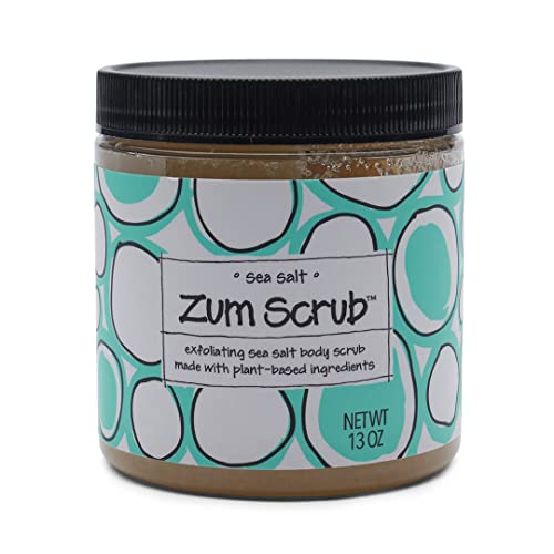 Zum Body Scrub - Exfoliating Sea Salt, Nourishing Oils, Fresh Citrus & Floral Scent - 13oz