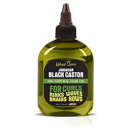 SFC Natural Queen Jamaican Black Castor Hair Oil - Boosts Growth & Nourishes - 7.78oz