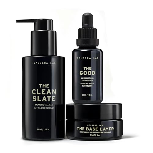Caldera + Lab Skin Care Set - Nourishing Botanicals, MADE SAFE Certified - 3-Piece Bundle