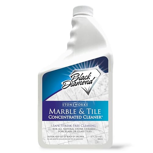 MARBLE & TILE FLOOR CLEANER - Streak-Free, Non-Toxic, pH Neutral - 1 Quart Concentrate