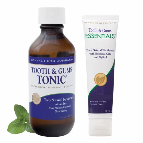 Dental Herb Company Dental Care Kit - Reduces Gum Inflammation, Natural Ingredients - 18 oz