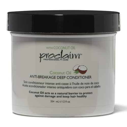 Proclaim Coconut Oil Deep Conditioner - Prevents Breakage, Revitalizes Distressed Hair - 16oz