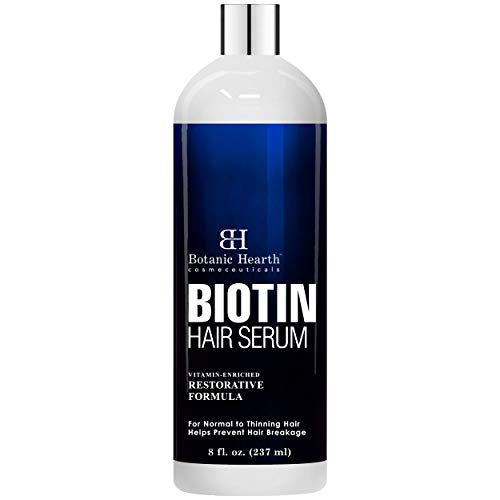 Botanic Hearth Hair Growth Serum - Nourishes & Strengthens, Enriched with Biotin - 8 fl oz