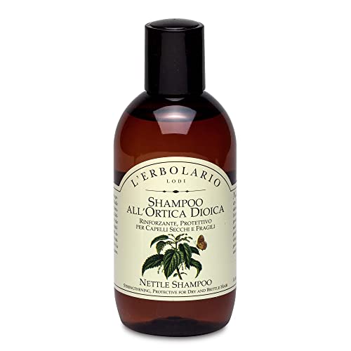 L'Erbolario Nettle Shampoo - Volumizes, Strengthens Roots, Paraben & Silicone Free - 6.7 oz