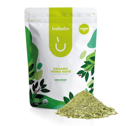 BALIBETOV Organic Yerba Mate Tea - Immune Boosting Energy, Vegan, Gluten-Free - 2.2 lb Bag