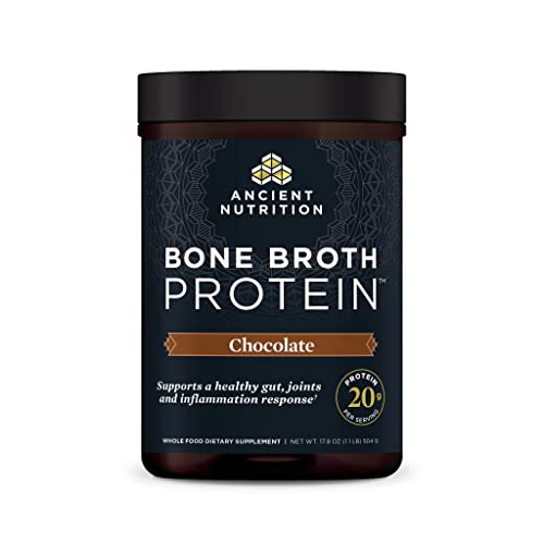 Ancient Nutrition Protein Powder - 20g Protein, Bone Broth Benefits, Gluten Free - 20 Servings