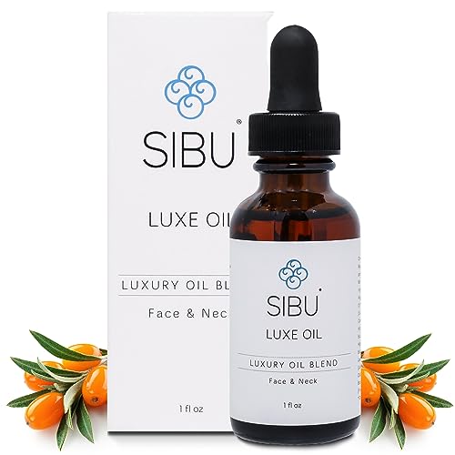 sibu LUXE Face Oil - Hydrates, Reduces Redness, Soothes Irritated Skin - USDA Organic, 1 oz