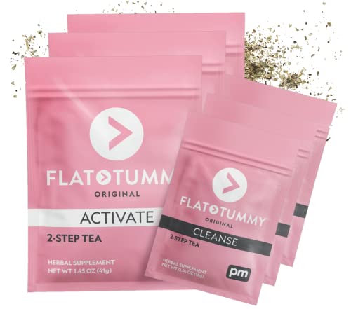 Flat Tummy Detox Tea - Boosts Energy, Reduces Bloating, Natural Ingredients - 3 Pack