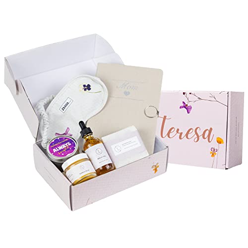 Lizush Luxury Spa Gift Set - All-Natural Self-Care Essentials for New Moms - 6 Piece Set