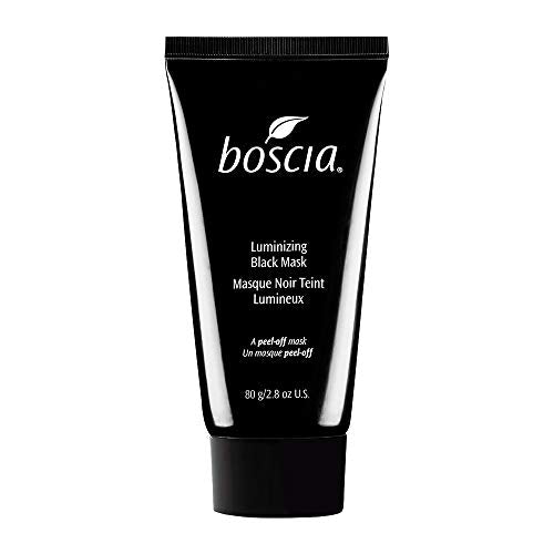 BOSCIA Face Mask - Pore-Minimizing with Activated Charcoal & Vitamin C, 80g - Vegan, Cruelty-Free