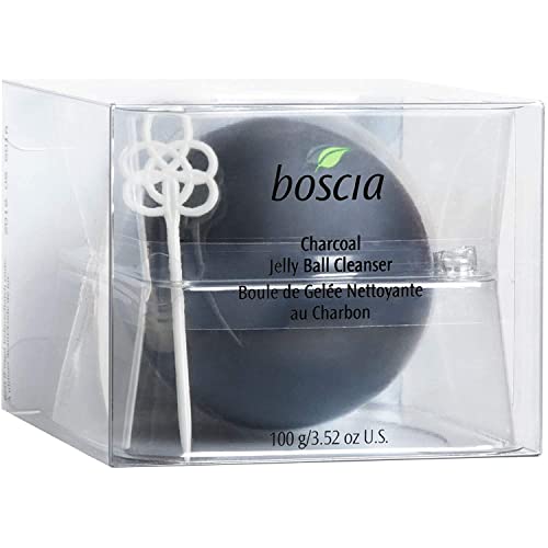 BOSCIA Facial Cleanser - Detoxifying Activated Charcoal, Hydrating Botanicals - 3.5oz