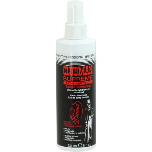 Clubman Pinaud Non-Aerosol Hairspray - Long-Lasting Hold, Gentle Ingredients - 8 fl oz