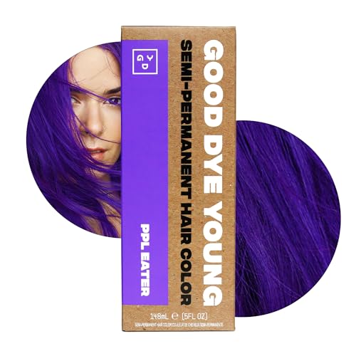 Good Dye Young Hair Dye - Vibrant Purple Color, Conditioning Formula, Bergamot Essence - 5FL OZ