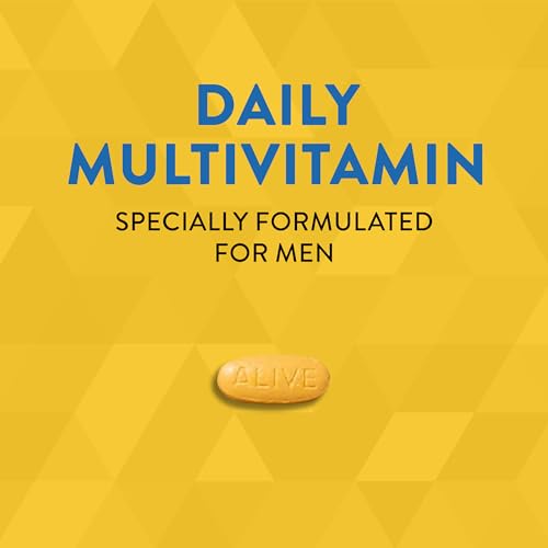 Nature's Way Alive! Men's Multivitamin - Boosts Energy Metabolism, Gluten Free - 130 Tablets