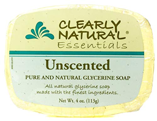 Clearly Natural Glycerine Bar Soap - Hypoallergenic, Non-GMO, 4 oz, No SLS or Parabens