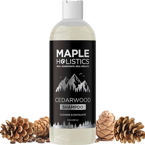 Maple Holistics Shampoo - Deep Cleansing for Dry Scalp, Natural Oils & Sulfate-Free - 16oz